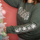 Glistening Treetops & Snowflakes—Forest Bella + Canvas Long-Sleeve Tee