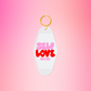 Self Love Club Motel Keychain—White