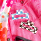 Checkered Hair Claw Clip