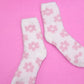 Fleece Plush Socks—Beige or Pink