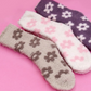 Fleece Plush Socks—Beige or Pink