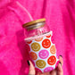 Happy Pink and Orange Coffee Cover Koozie