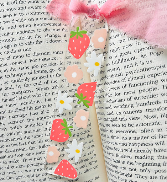 Strawberry Fields Acrylic Bookmark