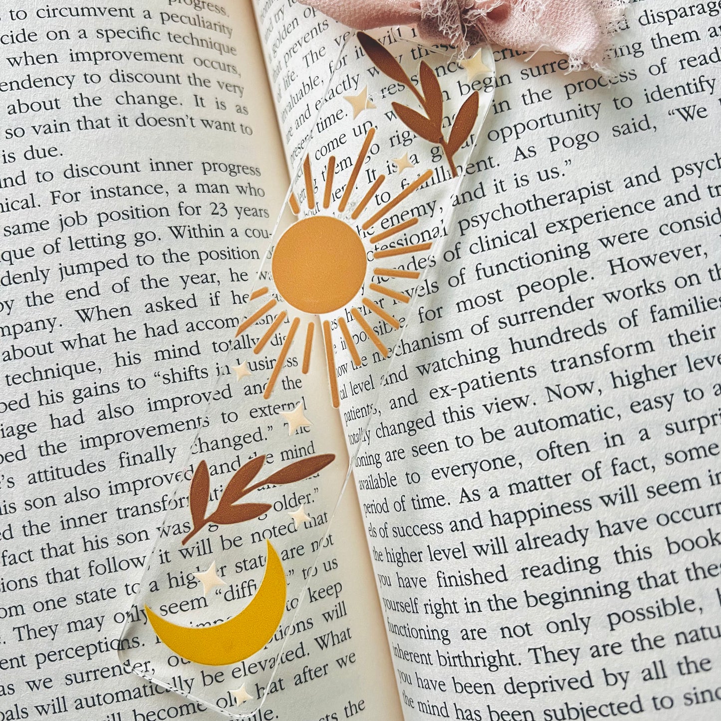 Boho Acrylic Bookmark